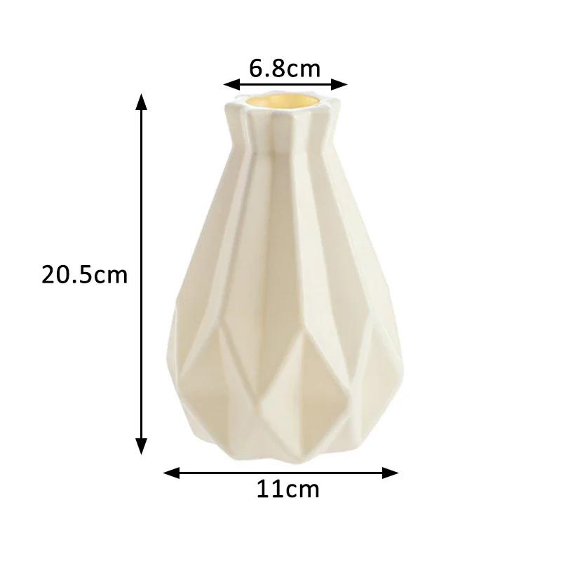 Modern Vases Decoration Home Nordic Style Flower Arrangement Living Room Origami Flower Pot for Interior