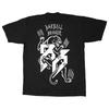 Langhantel Leopard Herren Vintage Oversize T-Shirt Sommer Neu Sport Fitness Baumwolle Rundhalsausschnitt Kurzarm Jogginghose Fitnessstudio Laufen T-Shirts