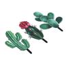 Cactus Flower Decor Insert Acrylic Simulation Cactus Decorative Ornament Stake Outdoor Art Plant