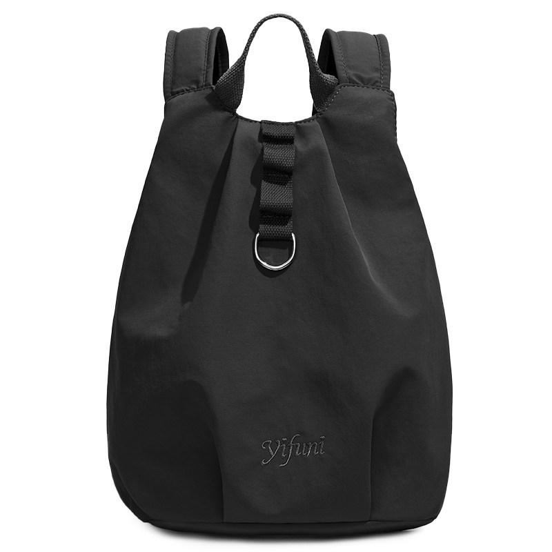 

Spring and summer outdoor hiking travel bag for women, lightweight Oxford cloth new style vest backpack, water-resistant чорний