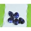 10X14MM Natural Blue Sodalite Almond Shape Cabochon Gemstone 5Pcs Lot 23Cts. A-537