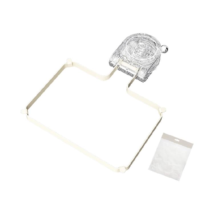 

Quick Adhesion Sink Strainer Easy Install Needed 50 Mesh Bags Dish Towel Hanger Space Saving Design Sink Strainer Holder чистий
