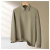 STORN Men's Waffle Long Sleeved POLO Shirt Spring Autumn Casual Top