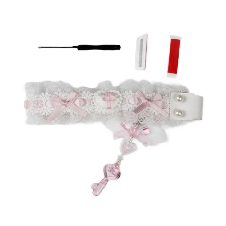 

Easy To Carry Lace Fabric Keyboard Strap Adhesive Keyboard Snap Straps With Ergonomic Features And Quick Installation