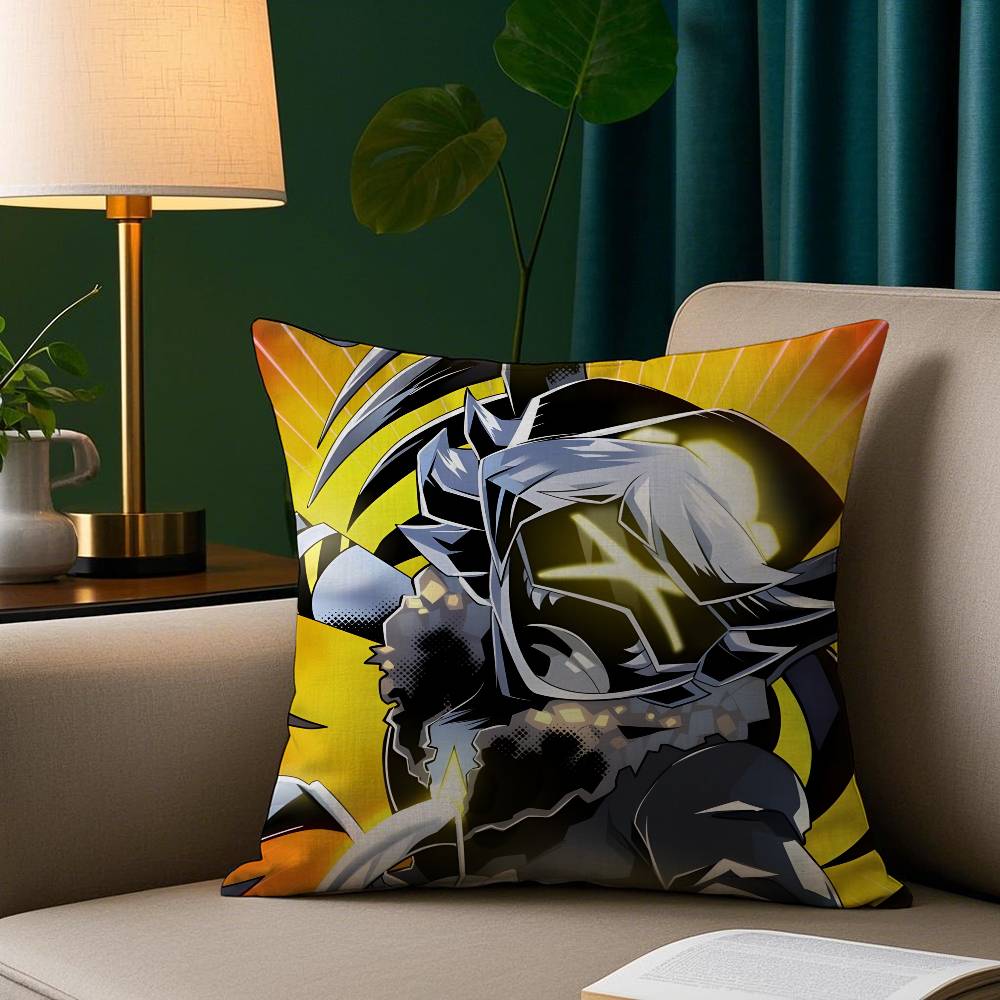 Cartoon Murder Drones Pillow Case Short Plush Print Cushion Cover Square Throw Pillow Covers Sofa Home Decor