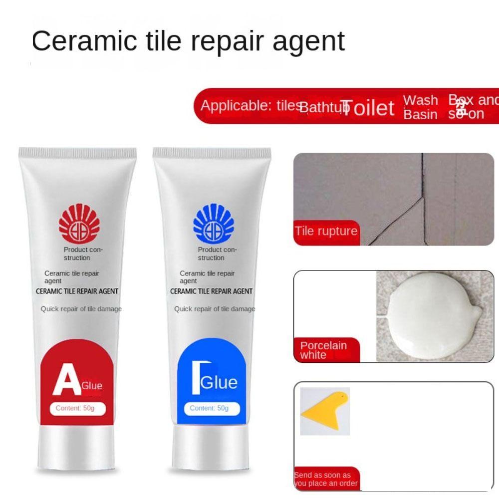 For Tile Toilet Washbasin Crack Repair Multi-color Optional Tile Repair Agent Caulk Glue