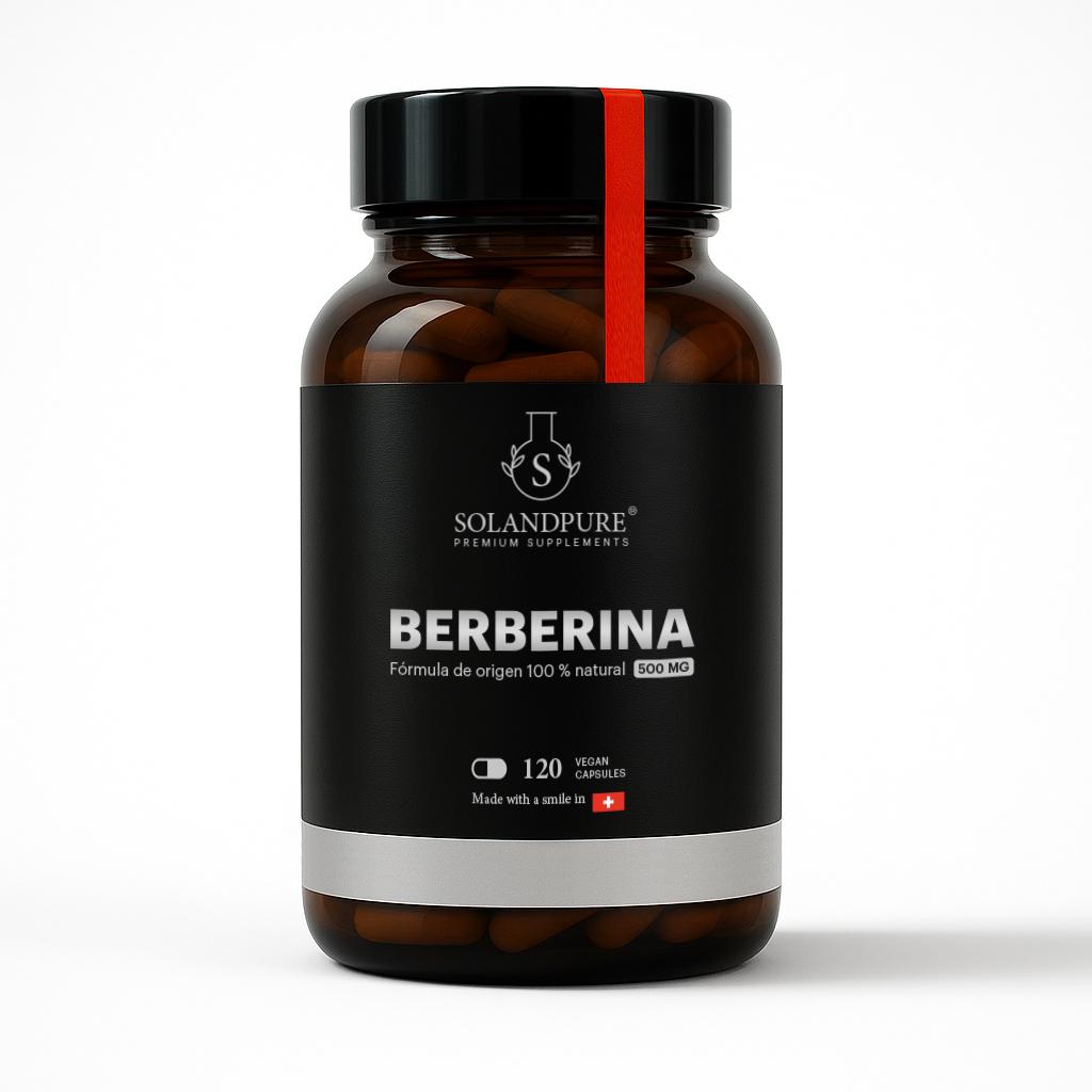 

Organic Berberine 500 mg – Natural Supplement for Blood Sugar Control, Metabolism and Cardiovascular Health – 120 Vegetable Capsules