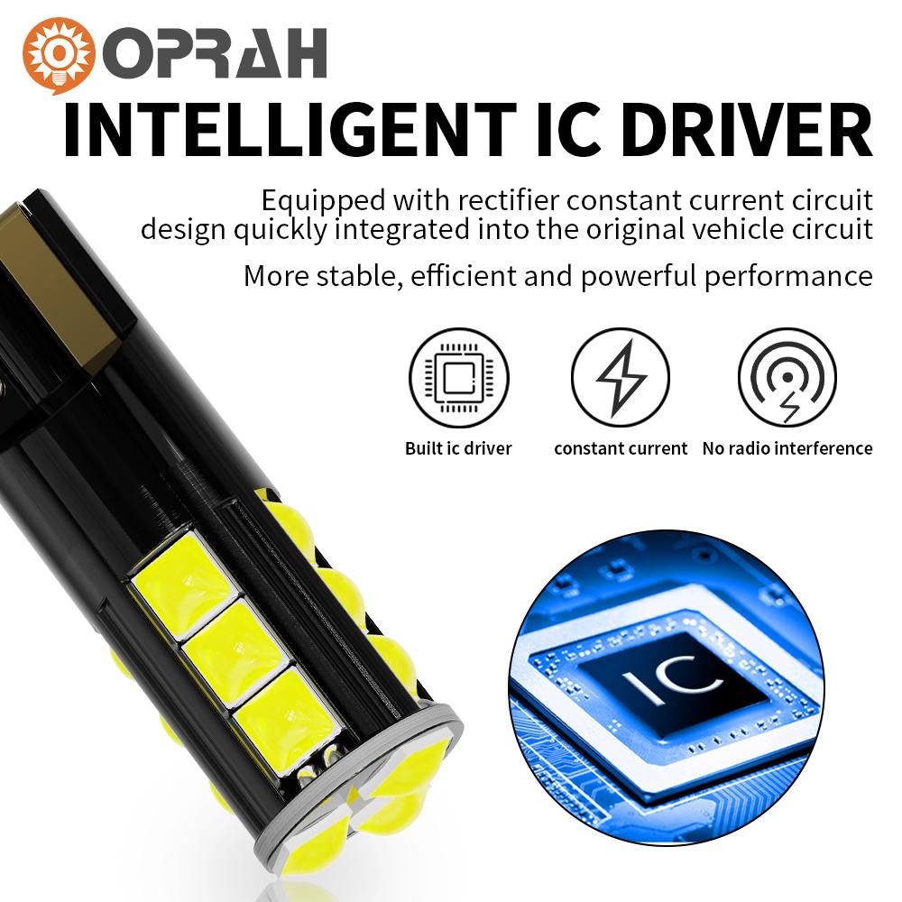 2PCS T10 W5w Led Canbus Bulbs 3030 15SMD 3D Super Bright Car Interior Map Auto Signal Lamp Parking Light Dome Lights 12V White