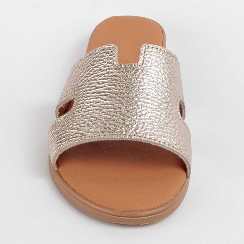 Women's Leather Sandal. Purapiel Hacca2 102713