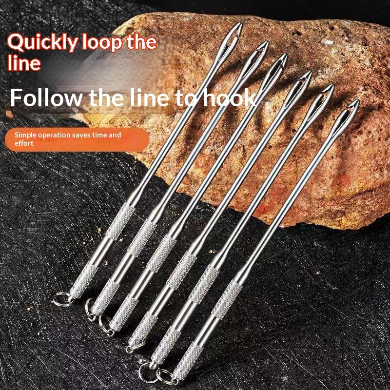 Stainless Steel Hook Remover Deep Throat Fishing Hook Remover Multi-Functional Hook Unloader