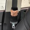 1pc Short Style Car Safety Seatbelt Cover Cute Cartoon Cloud Bow Seat Belt Harness Cushion Auto Shoulder Strap Protector Pad