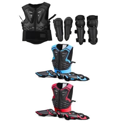 Jungen Mädchen Jugend Kinder Körperschutz Motocross Rüstung Weste Anzüge Skiing Schlittschuhlaufen Ellbogen Knie Schutz Rüstung