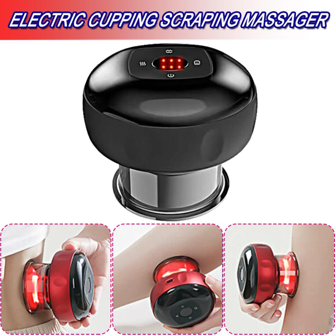 

PDTO Электрический баночный массажер Терапевтический аппарат Красный свет Нагревание Соскабливание тела