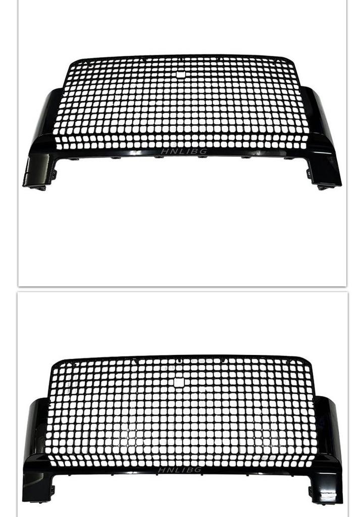 All Black Front Grille for Land Rover Defender Kahn 90, 110, 130