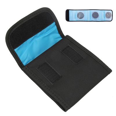 FOTGA Camera Lens 3Pcs Filter Storage Bag Round Square Filter Protector Case Pouch