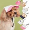 Breathable Embroidered Dog Cap Ear Holes Dog Bonnet Cap Fashion Dog Sun Hat  Outdoor