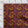 oneOone Cotton Flex Brown Fabric Abstracts Dress Material Fabric Print Fabric By The Yard 40 Inch