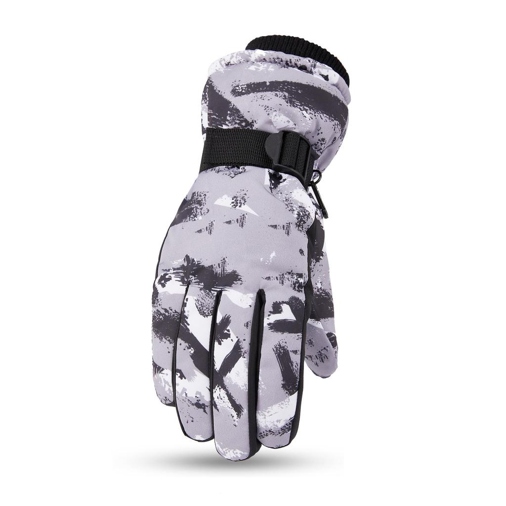 Colorful Winter Ski Gloves for Children (Ages 9-15) - Warm Outdoor Sports Gear