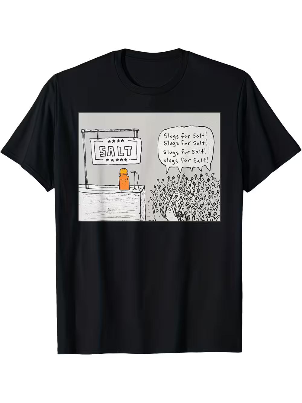 

‘Salt-Alkali Land Snails Tolerance T-Shirt Features a Fun Design Short-Sleeved T-Shirt XXL