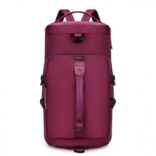 Men's fitness shoulder bag for business trips, large-capacity travel bag, luggage storage handbag, dry-wet separation sports training backpack