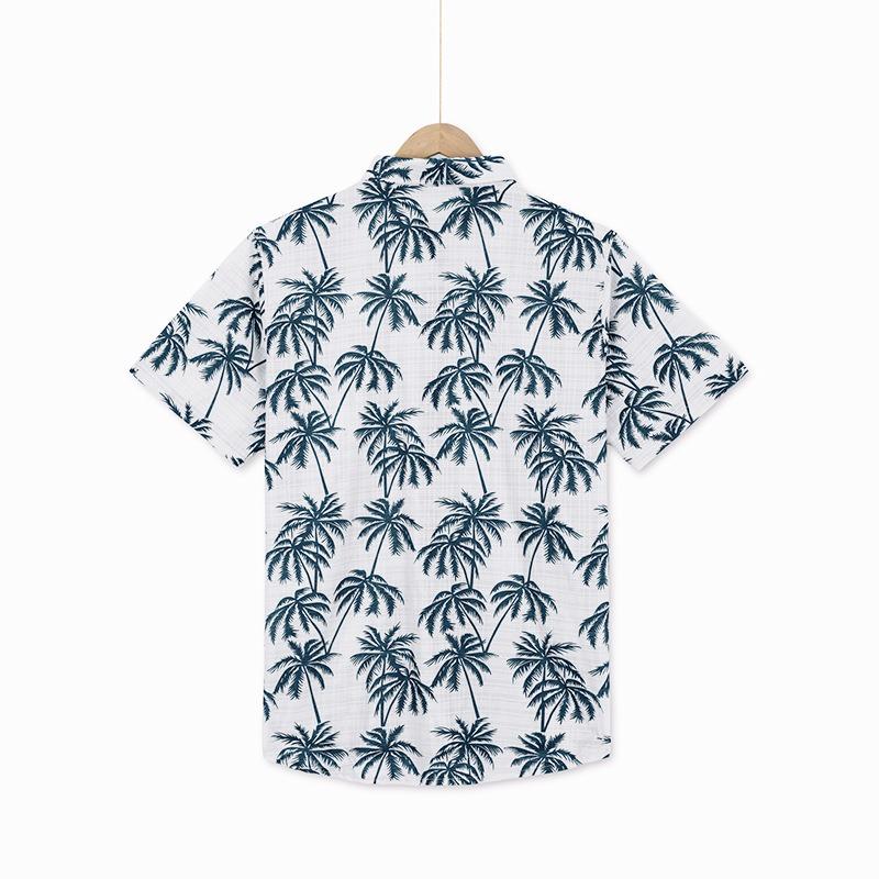 Men's Hawaiian Print Short Sleeve Casual Shirt.