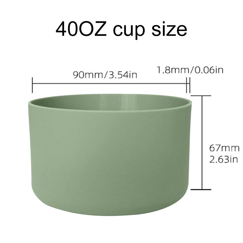 Silikon Wasserflaschenschutz für Owala 24oz 32oz 40oz Rutschfeste Schutzhülle Bodenstoßfänger Flaschendichtring Silikonstopfen