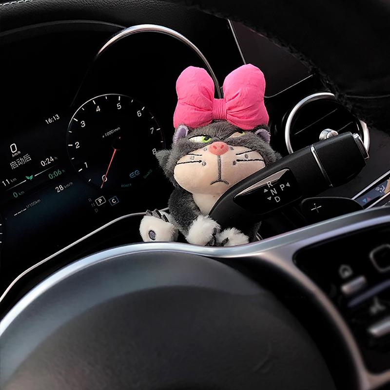 Kreative Niedliche Cartoon Katze Auto Dekoration Scheibenwischer Blinker Plüsch Dekoration Ornamente
