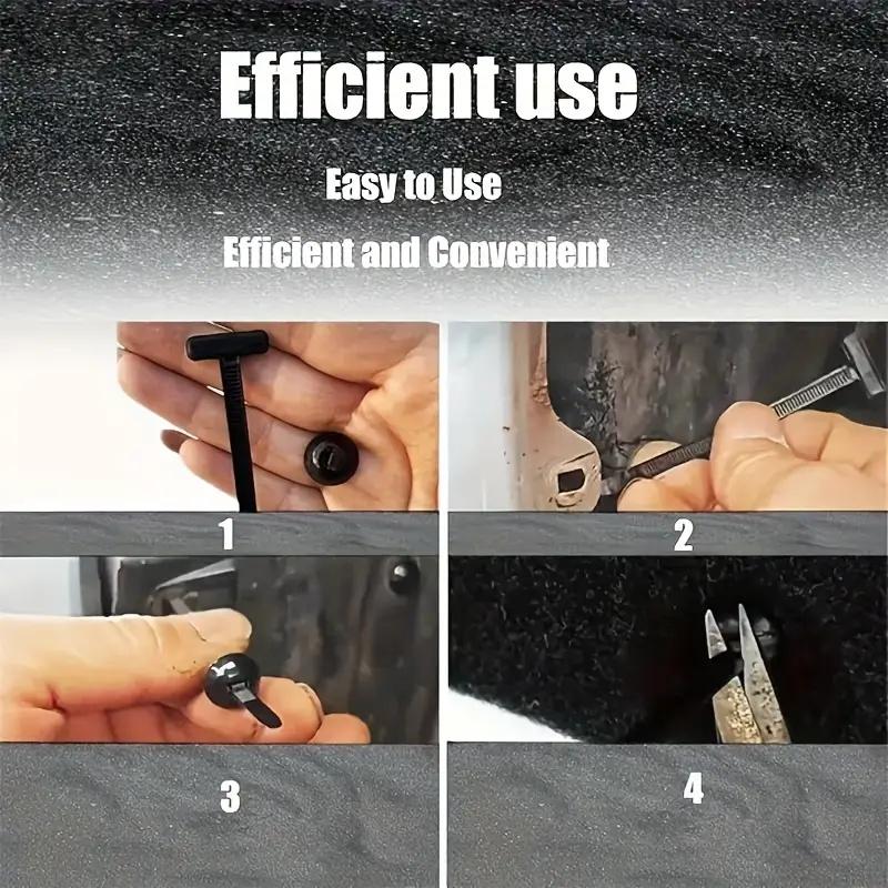 Uniwersalna nylonowa opaska kablowa klamra mocowanie automatyczne śruba klips zamienny błotnik samochodowy bagażnik panel osłony silnika zarządzanie przewodami zabezpiecz