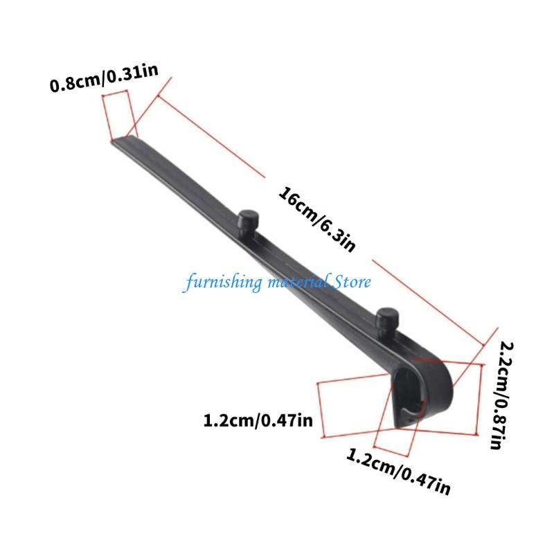 Y5GD 20Pcs Gutter Brush Clamps Gutter Mesh Clips Anchors Plastic Outdoor Gutter Filter Clips for Yard Garden Garden