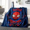 Spiderman Artwork Flannel Blanket Super Soft Warm Cozy Blanket For Sofa Bed Office Travel Allseason Home Decor Gift