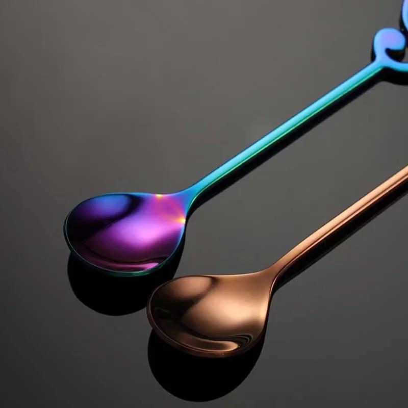 Ложка для размешивания кофе из нержавеющей стали — фото 4