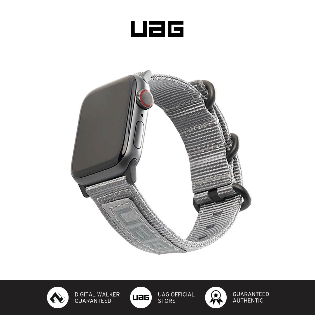 UAG Nato Strap for Apple Watch Series 1-4 38mm/40mm серый