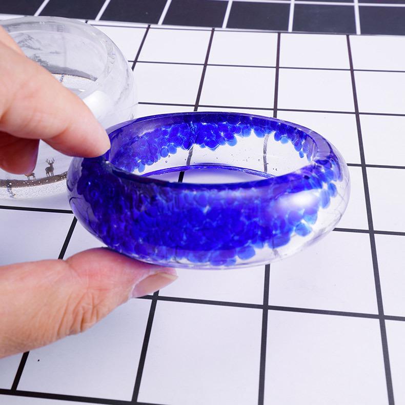 High Transparency DIY Resin Bracelet Silicone Mold