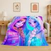 Cartoon Frozen Elsa Anna Prinzessin Mädchen Flanelldecke Weiche Warme Überwurfdecke für Schlafzimmer Wohnzimmer Bett Reise Picknick Kind