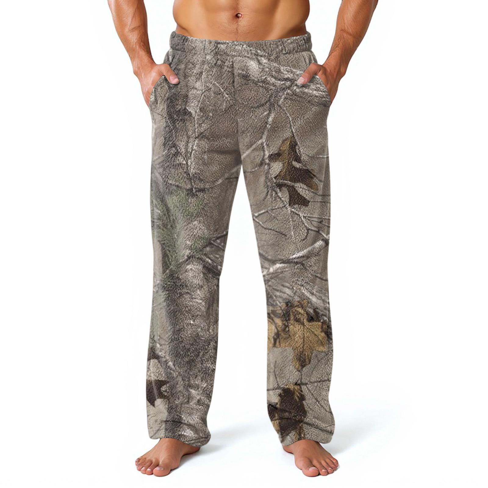 

Mens Pajama Bottoms ComfyPants With Pockets Soft Loungewear Sleepwear Casual Pajamas Pant XXXL