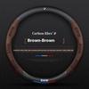 Car Anti-slip Leathe Carbon fiber Steering Wheel Cover For BMW M X1 X3 X4 X5 X7 M2 M3 M4 E46 E39 E60 E90 E91 E36 E87 F10 F20 F30 OC3