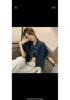 Korean Style Chic Retro Short Lapel Denim Jacket for Women
