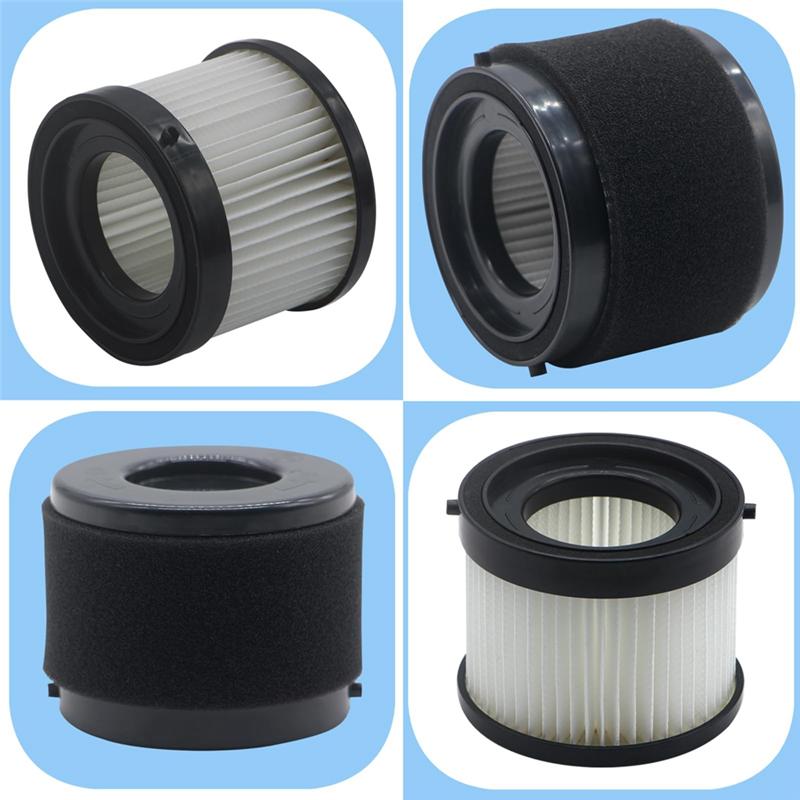 

LITE-49-90-0160, 49-90-1951 Filters For Compact Vacuum 0882-20 M18, 2 Pack HEPA Filters And 4 Pack Foam Filters чорний