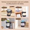 Plastic Desk Cup Holder Punch-Free Anti Spill Cup Storage Rack Portable Removable Table Fixed Storage Rack