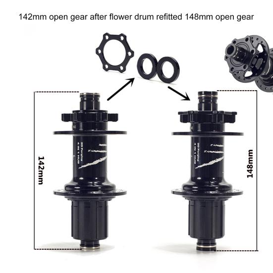 Boost Hub Adapter Wear Resistant Anti-corrosion Bike Parts Front Rear Bicycle Boost Hub