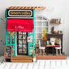 Robotime 1:20 Miniature House Kits Model Building Kits Hobbies Gifts for Women and Men Simon's Coffee Toys