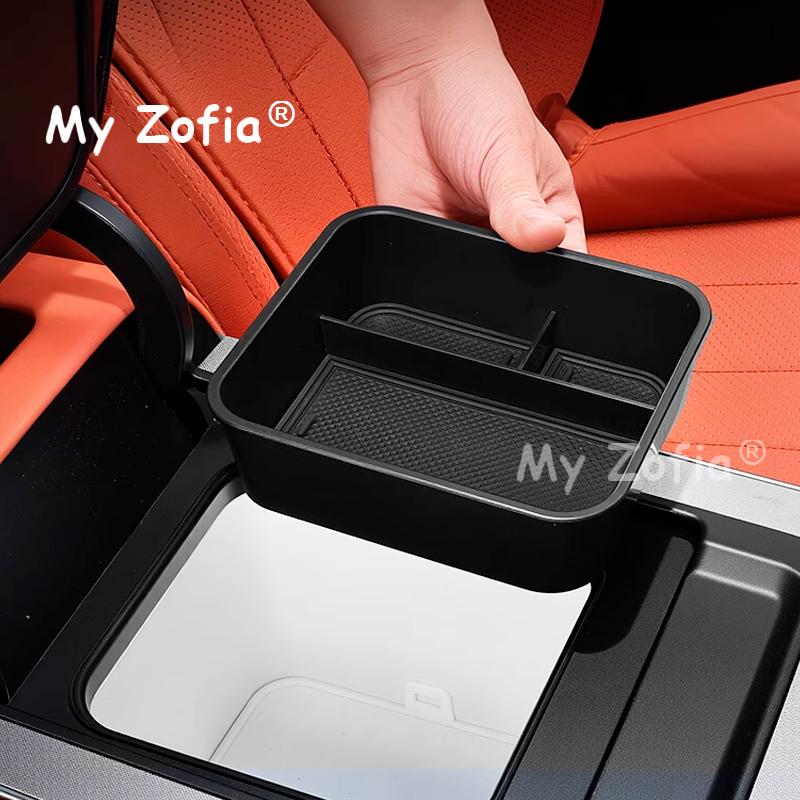 For BYD Sealion 8 TANG L 2025 2026 Car Center Console Tray Armrest Storage Box Organizer Interior Stowing Tidying Accessories