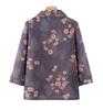 Grandma Chic Seven-Sleeve Lightweight Blouse for Elderly Women - Plus Size Summer Top