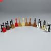 MOC Bricks Guitar Stand 4cm Figure Music Instruments Building Blocks DIY Dolls Toys For Children Gifts