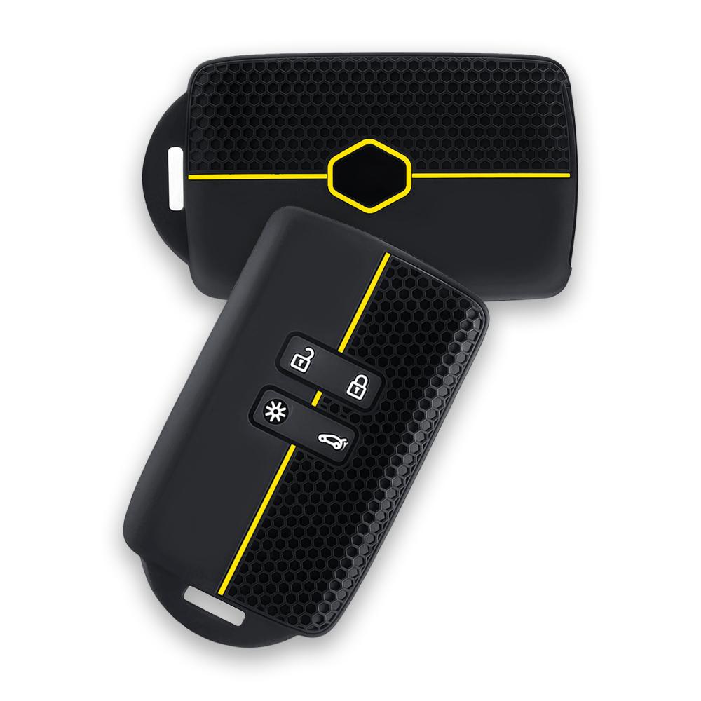Silikon Smart Fernbedienung Auto Schlüsselhülle Abdeckung Fob für Renault Captur Koleos Kadjar Arkana Megane Dacia Duster Sandero Stepway