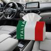 1pc Modern Minimalist Flag Typography Tissue Box Holder - Decorative Suitable for Home, Car, Kitchen & Bathroom Tissue Dispenser, Compact Holder for P