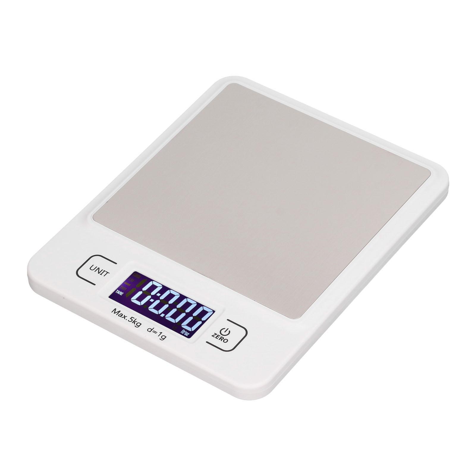 

Food Scale 5kg Capacity 1g Accuracy Digital Display Measuring Tool for Kitchen Tea