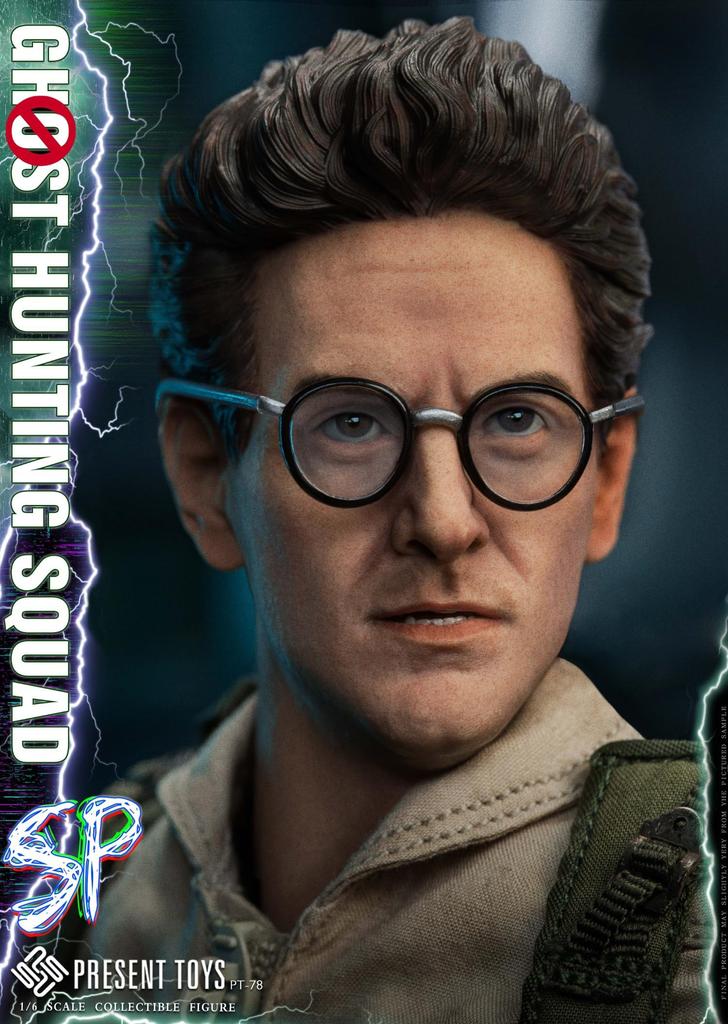 Tbmodel PRESENT TOYS 1/6 Scale Figure: Ghost Hunting SP (Movie Character), Body, 2-Piece Head, and Outfit Set, Cosplay Action Figure (PT-sp78)