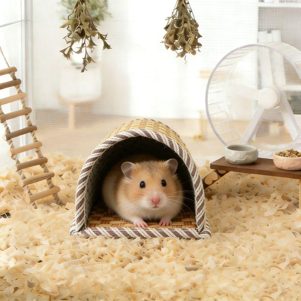 Scratch Resistant Hamster Cool Nest Wear Resistant Summer Rest Shelter Small Pet