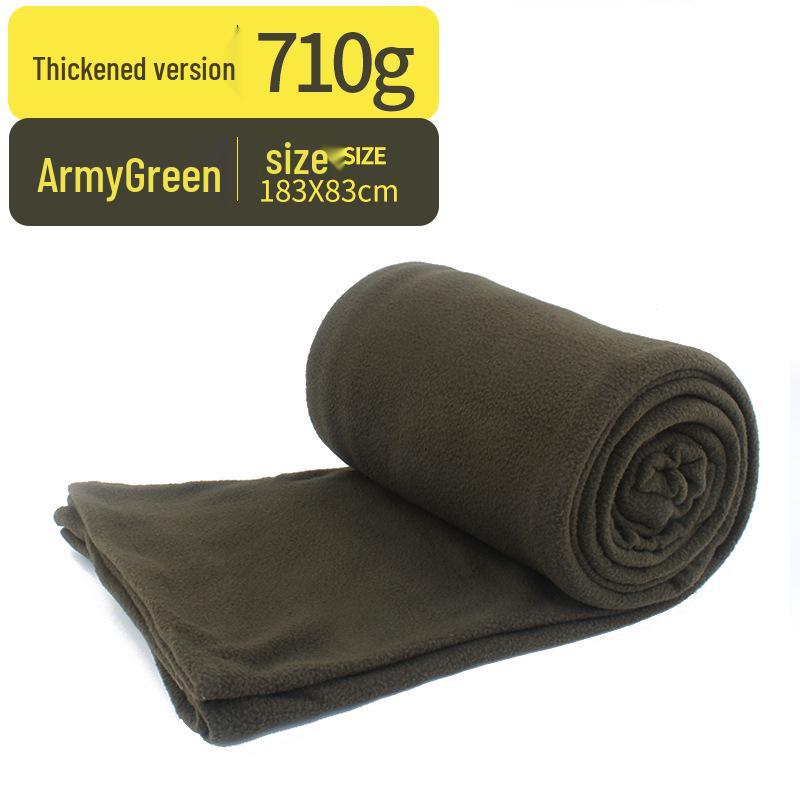 All-Season Outdoor Fleece Sleeping Bag Liner & Blanket, Warm and Anti-Dirty